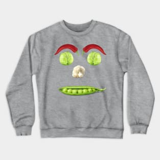 Vegan Face4 Crewneck Sweatshirt